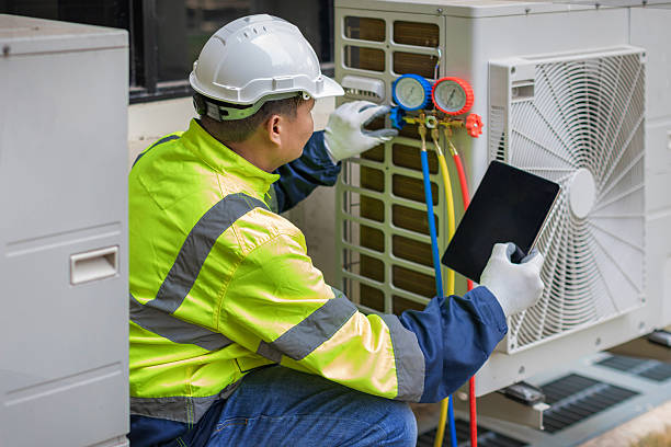 Professional Air Duct Cleaning technician working in Nashville, GA